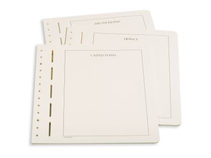 Listy LEUCHTTURM, s názvem země - Německo - 12 kusů v balení 