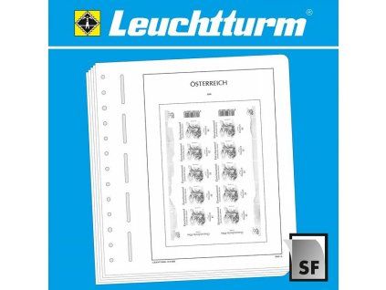 Předtištěné listy LEUCHTTURM SF - Rakousko 2015, malá velilost
