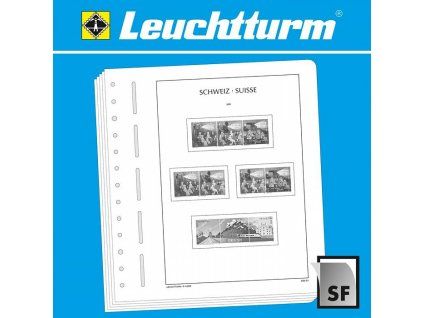 Předtištěné listy LEUCHTTURM SF - Švýcarsko 2016, kombinace