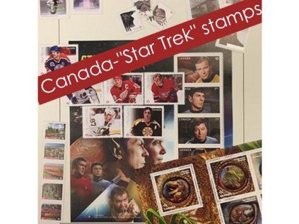 Speciální předtištěné listy LEUCHTTURM SF - Kanada, na "Star Trek" známky 2016
