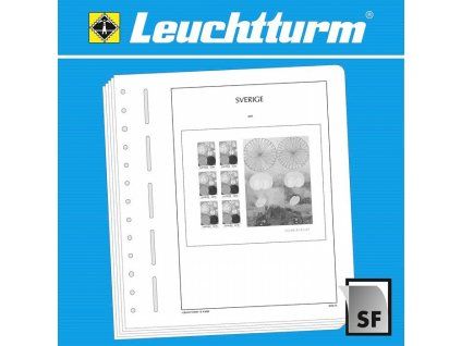 Předtištěné listy LEUCHTTURM SF - Švédsko 2016, malá velikost