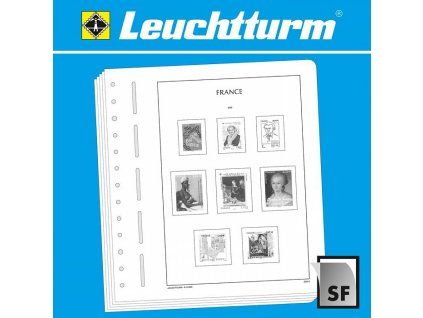 Předtištěné listy LEUCHTTURM SF - Francie 2015-2019