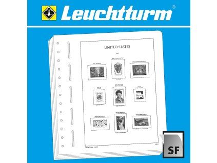 Předtištěné listy LEUCHTTURM SF - Spojené státy americké 2015-2019