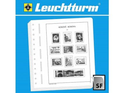 Předtištěné listy LEUCHTTURM SF - UNMIK Kosovo 2016