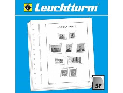 Předtištěné listy LEUCHTTURM SF - Belgie 2015-2019