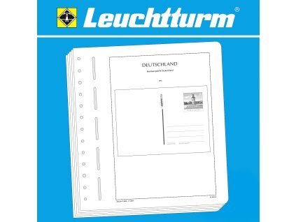Předtištěné listy LEUCHTTURM SF - Spolková republika Německo 2017, poštovní tiskoviny pro zvláštní příležitosti