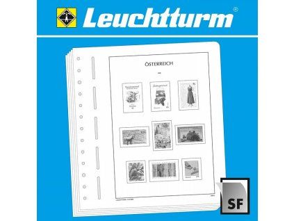 Předtištěné listy LEUCHTTURM - Rakousko 2018