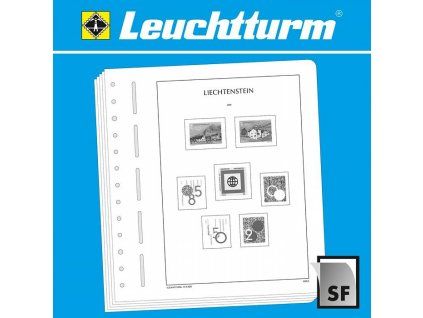 Předtištěné listy LEUCHTTURM - Lichtenštejnsko 2019