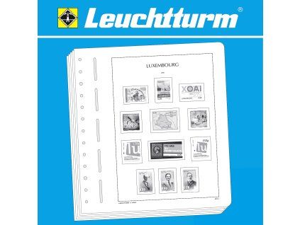 Předtištěné listy LEUCHTTURM SF - Lucembursko 2019