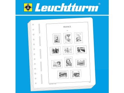 Předtištěné listy LEUCHTTURM SF - Francie 2019