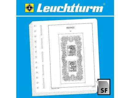 Předtištěné listy LEUCHTTURM SF - Francie 2019, na "souvenir philatélique"
