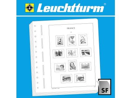 Předtištěné listy LEUCHTTURM SF - Francie, na bloky ze série "Edition Spéciale" 2019