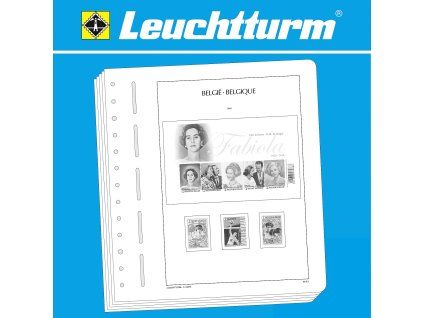 Předtištěné listy LEUCHTTURM SF - Belgie 2019