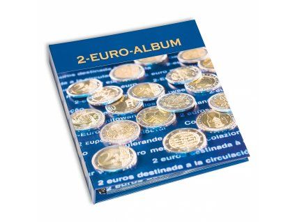 Album NUMIS, s potiskem, s předtištěnými listy, na 2€ pamětní mince evropských zemí, neutrální
