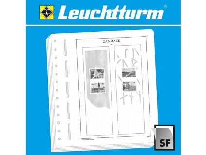 Předtištěné listy LEUCHTTURM SF - Dánsko 2019, speciální brožurové listy