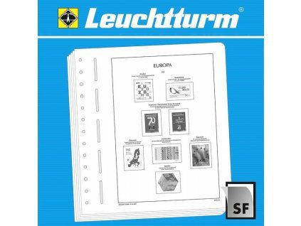 Předtištěné listy LEUCHTTURM SF - Europe "Sympathy Issues" 2019