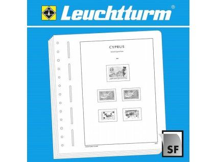 Předtištěné listy LEUCHTTURM SF - Kypr, turecká pošta 2019