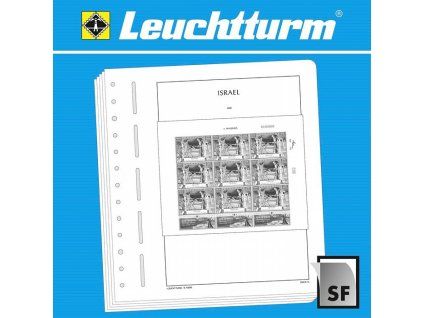 Předtištěné listy LEUCHTTURM SF - Izrael 2019, malá velikost