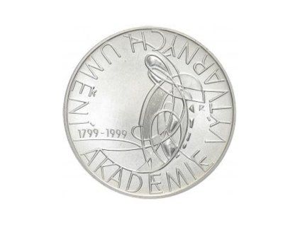 Česká republika. 200 Kč 1999. Akademie výtvarných umění. Špičková kvalita.