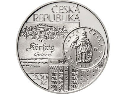 Česká republika. 200 Kč 2025. Založení České spořitelny. Špičková kvalita.