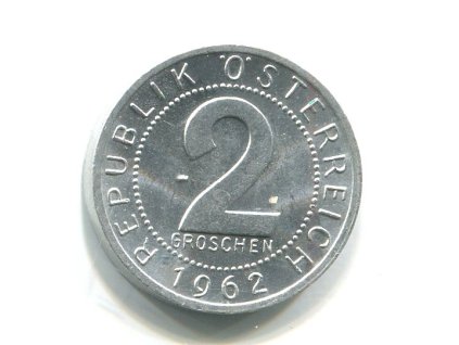 RAKOUSKO. 2 Groschen 1962.