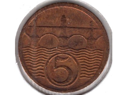 ČESKOSLOVENSKO. 5 haléřů 1925.