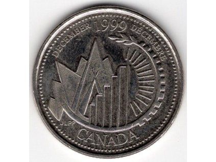 KANADA. 25 cents 1999. December. KM-353.