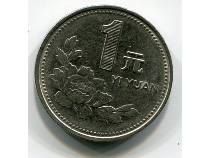 ČÍNA. 1 yuan 1997.