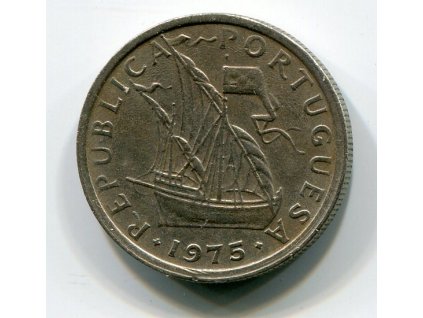 PORTUGALSKO. 2,50 escudos 1975.