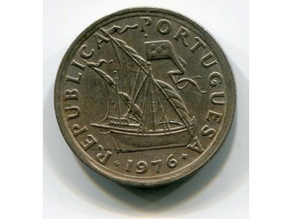 PORTUGALSKO. 2,50 escudos 1976.