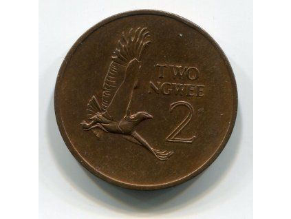 ZAMBIE. 2 ngwee 1968.