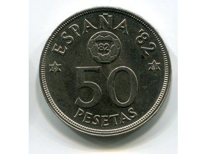 ŠPANĚLSKO. 50 Pesetas 1980/81. KM-819