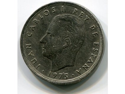 ŠPANĚLSKO. 25 pesetas 1975/76.