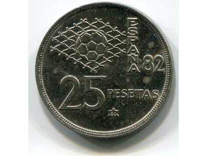 ŠPANĚLSKO. 25 Pesetas 1980/80.