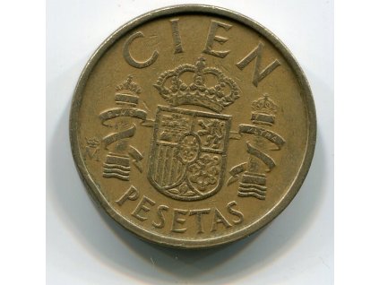 ŠPANĚLSKO. 100 pesetas 1989.