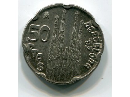 ŠPANĚLSKO. 50 pesetas 1992.