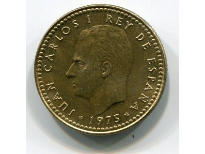 ŠPANĚLSKO. 1 peseta 1975/79.