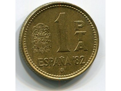 ŠPANĚLSKO. 1 peseta 1980/81.