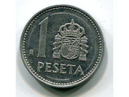 ŠPANĚLSKO. 1 peseta 1984.