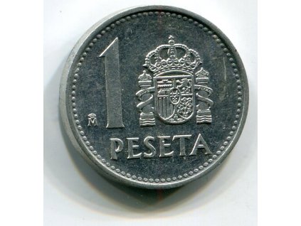 ŠPANĚLSKO. 1 peseta 1987.