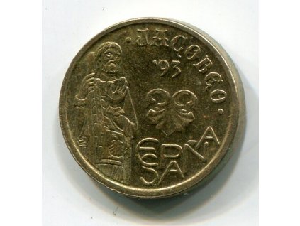 ŠPANĚLSKO. 5 pesetas 1993.
