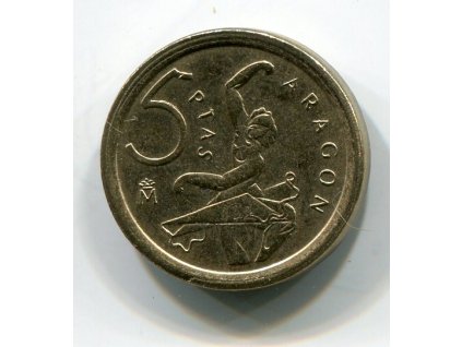 ŠPANĚLSKO. 5 pesetas 1994.