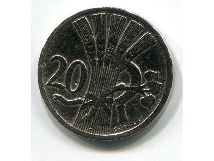 ČESKOSLOVENSKO. 20 haléřů 1921.