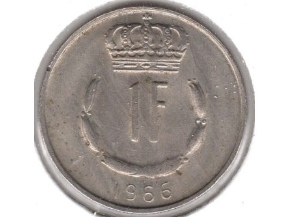LUCEMBURSKO. 1 franc 1966.