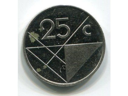 ARUBA. 25 cents 1990.