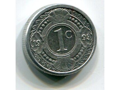 Nizozemské Antily. 1 cent 1993.