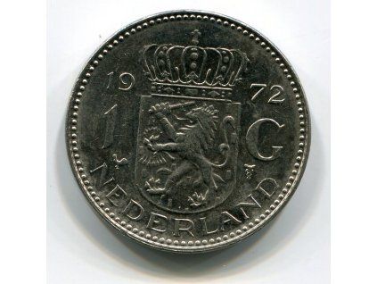 NIZOZEMÍ. 1 gulden 1972.