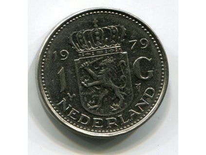 NIZOZEMÍ. 1 gulden 1979.
