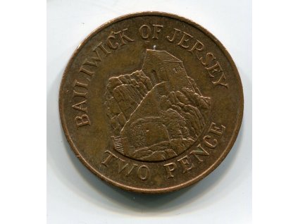 JERSEY. 2 pence 1986.