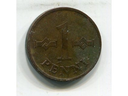FINSKO. 1 penni 1968.